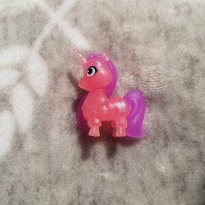 My Little Pony Figure Uni-Llama Pink Purple Translucent MLP G5 Mini Figurine